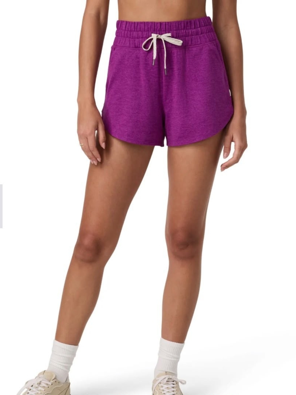 Vuori Halo Performance Short 2.0 DreamKnit Magenta Heather Size S